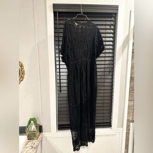 Boho lace maxi dress